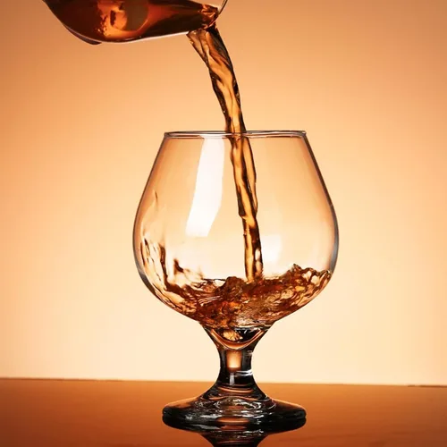 Vista 4 de ZOOFOX Juego de 6 pequeños chupitos de brandy, vasos de chupito de 5 onzas, lindos vasos de brandy coñac para whisky, bourbon, tequila, whisky