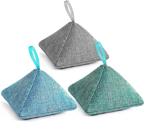 Vista 12 de Bolsas purificadoras de aire de carbón, paquete de 12 bolsas de carbón de bambú de 3.53 onzas, absorbentes de olores, para ambientadores de 4