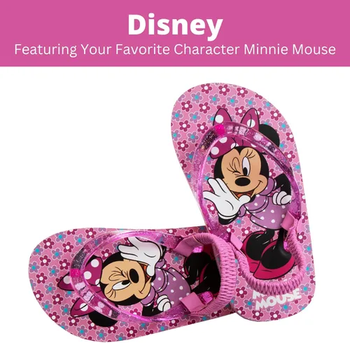 Vista 2 de Disney Sandalias de personajes para niñas y niños, zapatos de agua para niños, Minnie Mickey Stitch Moana Toy Story Frozen Cars Encanto Princess