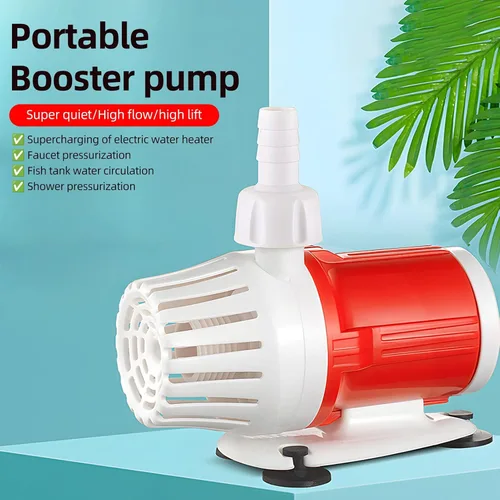 Vista 4 de Bomba de agua para acuario de 24 V CC 25 W, bomba de retorno ultra silenciosa, bomba sumergible, bomba de agua hidropónica solar sin escobillas