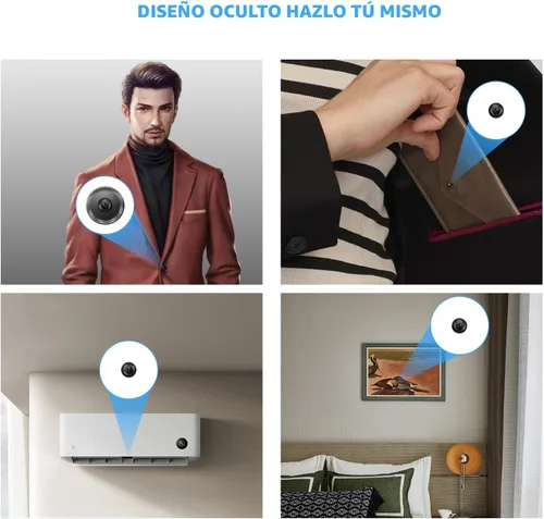 Vista 5 de HiSpyCam Mini cámara DIY módulo HD 1080 p cámara pequeña WiFi cámaras de seguridad pequeña cámara inalámbrica niñera
