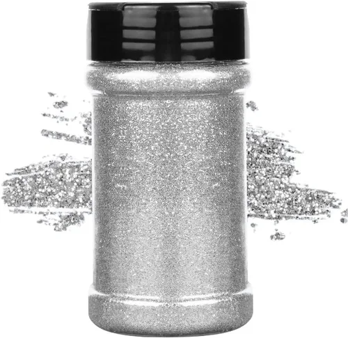 Vista 30 de TORC - Purpurina fina negra de 4 oz, polvo de purpurina para vasos, manualidades de resina, slime, cosméticos, pintura de uñas, decoración