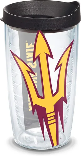 Vista 98 de Vaso térmico con tapa, marca Tervis, Idaho Univ, Transparente