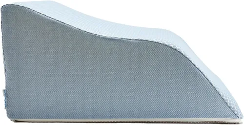 Vista 4 de Almohada de cuña elevadora para reposamantemanos, gris jaspeado, pequeña, ancha Made in the USA,Post Surgery Support, Leg Swelling Relief