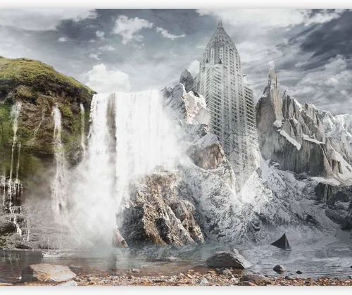 Vista 21 de artgeist Mural de pared Montañas 79 x 61 pulgadas - XXL Papel tapiz no tejido de vellón Decoración de pared Impresión fotográfica Imagen Diseño