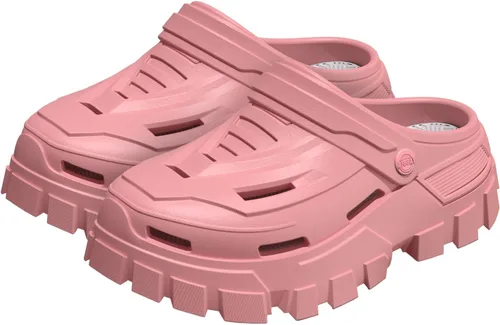 Vista 8 de Zuecos clásicos perforados unisex Sandalias de soporte de arco Zapatos de jardín – Tenis ligeros de EVA para jardín, playa, secado rápido