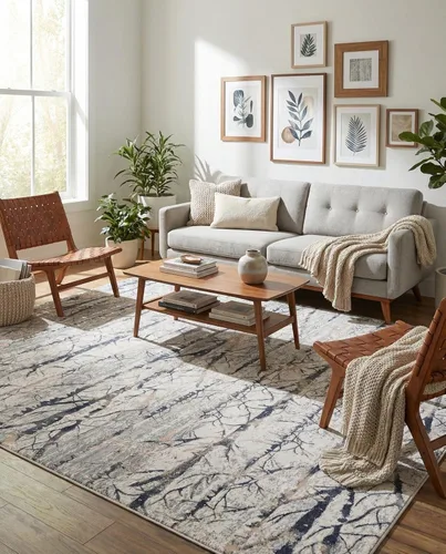 Vista 32 de Rugs.com Alfombra de la colección Finsbury, alfombra mediana gris de 2 x 3 pies, perfecta para salas de estar, comedores grandes, planos abiertos