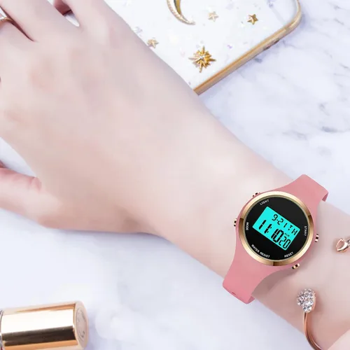 Vista 3 de XCZAP El deporte al aire libre relojes reloj despertador 5Bar impermeable LED Digital Watch