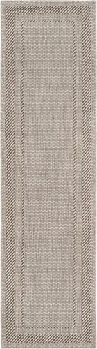 Vista 36 de SAFAVIEH Alfombra lavable al aire libre Courtyard Collection - 2'3" x 5', beige y negro, no desprende pelusa y fácil de limpiar, ideal para patio
