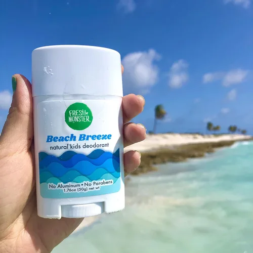 Vista 7 de Fresh Monster Desodorante Natural para Niños y Adolescentes Sin Aluminio, Sin Parabenos e Hipoalergénico Testado por Dermatólogos Protección