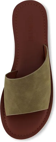 Vista 5 de CUSHIONAIRE Sandalia Carly Slide para mujer con espuma viscoelástica