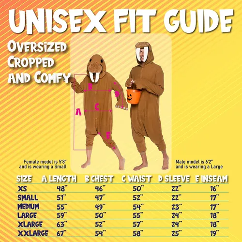 Vista 3 de FUNZIEZ! - Disfraz de Halloween para adultos, de animales y criaturas marinas, mameluco afelpado para cosplay, para mujeres y hombres