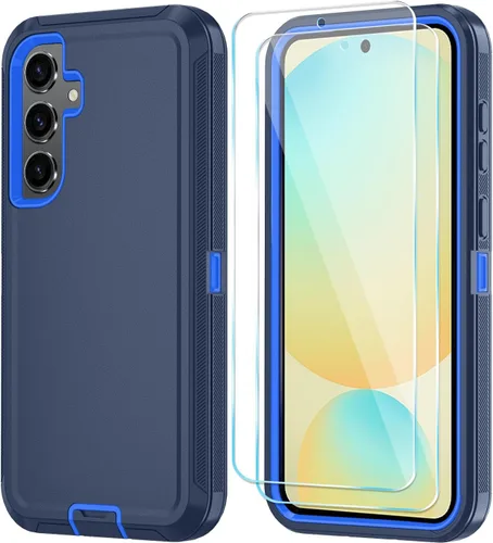 Vista 44 de ONOLA Funda para teléfono Samsung Galaxy S24 FE con protector de pantalla HD, funda para teléfono de servicio pesado resistente a golpes y caídas