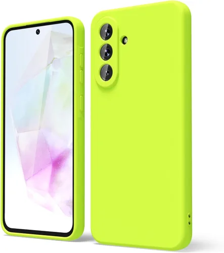 Vista 144 de oakxco Funda para teléfono Samsung Galaxy A12 con agarre de silicona líquida, linda delgada fina suave cubierta de gel de goma TPU lisa para mujeres