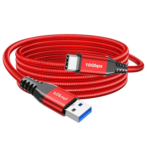 Vista 10 de Cable USB C de 10 Gbps para Android Auto 6 Pulgadas/0.5 Pies, Cable USB C 3.1 Gen2 de 3.1A de Transferencia de Datos, Carga Rápida Tipo C CarPlay