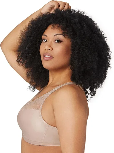 Vista 2 de Glamorise - Brasier reductor para mujer con soporte de busto completo, sin aros, #1003