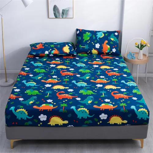 Vista 11 de Sábana bajera y funda de almohada, protector de colchón impermeable, funda de colchón suave y transpirable con bolsillo profundo para colchón de 6 a