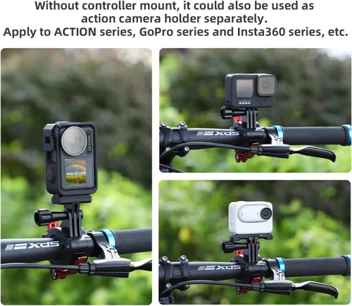 Vista 9 de BTG DJI RC 2 Soporte de control remoto en bicicleta Soporte de montaje para bicicleta DJI Mavic 4 Pro/Flip/Mavic Air 3S/Mini 4 Pro Compatible