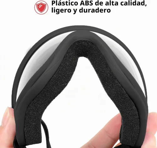 Vista 5 de YSCare Gafas Protectoras, Gafas de Seguridad, Lentes Compatibles con Pistolas Nerf para Batalla de Juego Paquete de 2 gafas - Blanco y negro