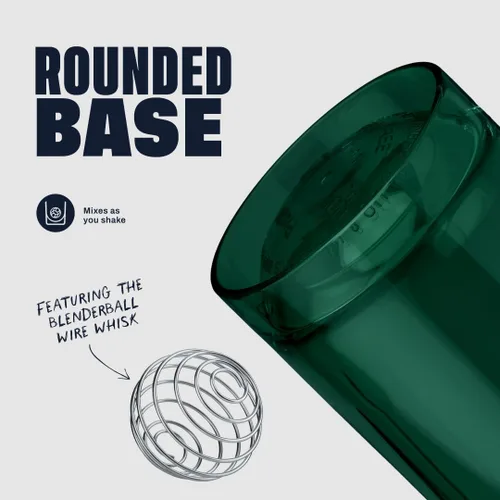 Vista 3 de BlenderBottle - Botella agitadora Pro Series ideal para licuados de proteínas y preentrenamiento, 28 onzas, color verde completo