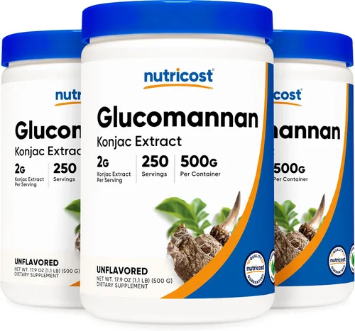 Vista 7 de Nutricost - Glucomanano en polvo, 1.10 lb