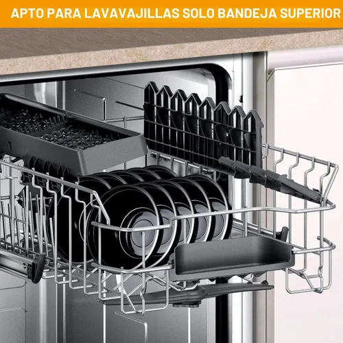 Vista 6 de Kitch'nMore Cuencos de preparación de comidas extra gruesos de 36 onzas con tapas, recipientes de plástico con cubiertas transparentes para fideos