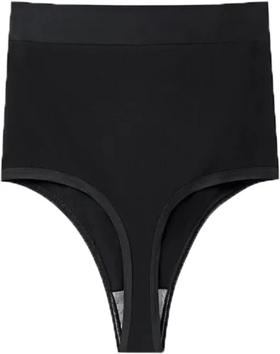 Vista 4 de High Waisted Underwear for Women Cotton Wide Waistband High Waisted Thongs for Women Pack(S2XL)