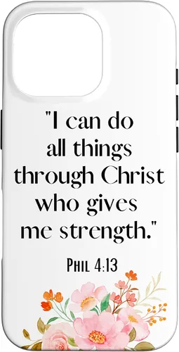 Vista 20 de I Can Do All Things Through Christ Jesus Philippians 4:13 Case for iPhone 17