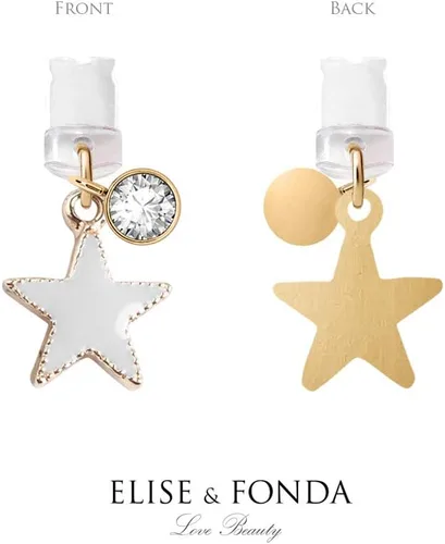 Vista 4 de ELISE & FONDA CP150 Puerto de carga USB anti polvo enchufe lindo luz pequeña estrella colgante encanto para iPhone 11/XS MAX/XR/X/8 Plus/7/6S/7/SE