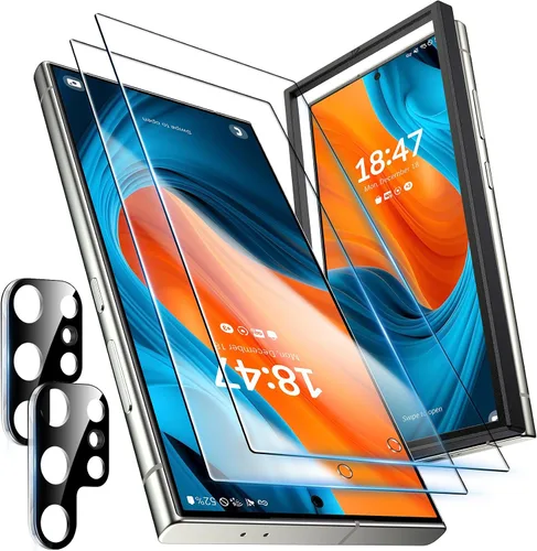 Vista 10 de LK 3 Pack for Samsung Galaxy Z Flip 8/ Flip 7 Screen Protector Not Glass Support Fingerprint Unlock Bubble Free, with Easy Installation Tool, 3D