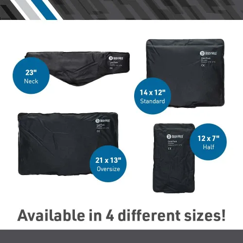 Vista 4 de BodyMed Bolsa de hielo de uretano reutilizable resistente para rodilla, brazo, codo, hombro, espalda, terapia de frío de grado profesional