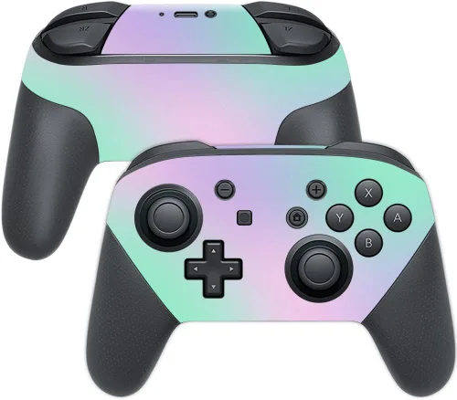 Vista 30 de MightySkins Skin compatible con Nintendo Switch Pro Controller - Negro abstracto Funda protectora de vinilo duradera y única Fácil de aplicar
