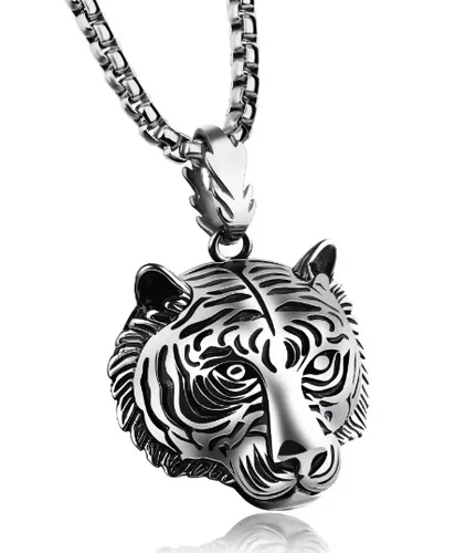 Cadena de tigre plata de GIGI