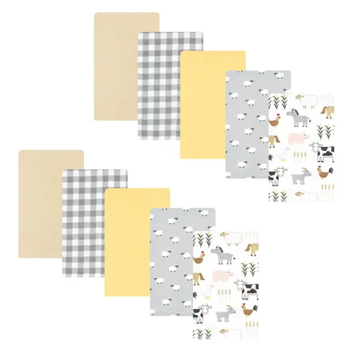 Vista 67 de Hudson Baby - Paños unisex de franela de algodón para bebé, avión, talla única