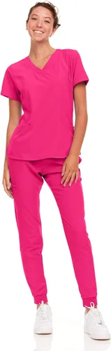 Vista 84 de Natural Uniforms Conjunto de ropa quirúrgica elástica para mujer con tallas regulares y pequeñas