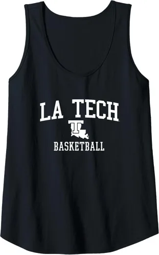 Vista 5 de Camiseta sin mangas de baloncesto Louisiana Tech Bulldogs, Negro