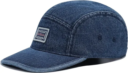 Vista 4 de CLAPE Gorra de béisbol Snapback de 5 paneles para hombres y mujeres, de algodón lavado, gorra de béisbol con correa trasera, hip hop