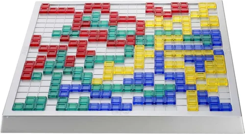 Vista 5 de Mattel Games Blokus XL Juegos de mesa para noche familiar, juegos de cerebro para 2 a 4 jugadores, tablero y piezas de gran