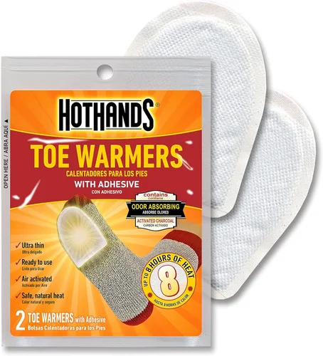 Vista 3 de HotHands - Calentadores de dedos de los pies, 6 pares y calentadores corporales, paquete de 3, hasta 8 y 18 horas de calor