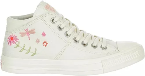 Vista 2 de Converse Chuck Taylor All Star Madison Mid Top Tenis de lona unisex - Estilo de cierre con cordones - EgretPink Solstice