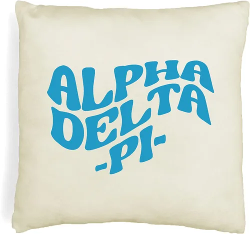 Vista 44 de sockprints Mod Alpha Chi Omega - Funda de almohada de 18 x 18 pulgadas, fundas de almohada de hermandad de mujeres - Almohada decorativa