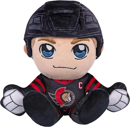 Vista 27 de Bleacher Creatures Calgary Flames Jonathan Huberdeau - Peluche sentado de 8 pulgadas de la NHL Kuricha - Superestrella de la NHL inspirada en Chibi