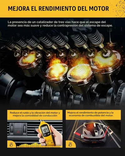 Vista 5 de KAC Convertidor catalítico universal de 2 pulgadas, convertidor catalítico con escudo, 93241,53004 convertidor catalítico de repuesto automotriz