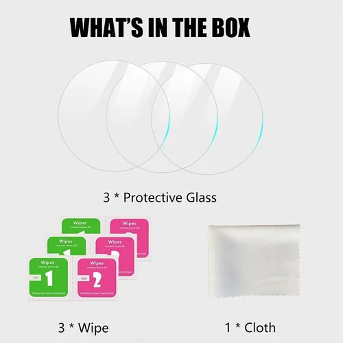 Vista 5 de Lamshaw Miyoo Mini V4 - Protector de pantalla de juegos de mano retro, película protectora de pantalla de vidrio templado 9H, compatible