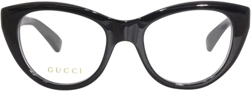 Vista 2 de Gucci GG1172O 001 - Lentes negros para mujer, Negro Transparente Negro