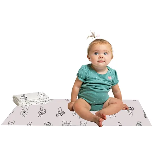 Vista 8 de Disney Baby by J.L. Childress - Cambiadores desechables para bebés, fundas para cambiadores de pañales, esenciales de viaje para bebés, almohadillas