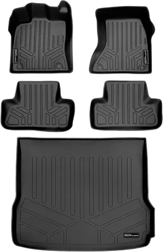Vista 12 de MAXLINER Juego de alfombrillas de piso y forros de primera fila para Audi A4 / S4 Sedan / A4 Allroad 2017-2025