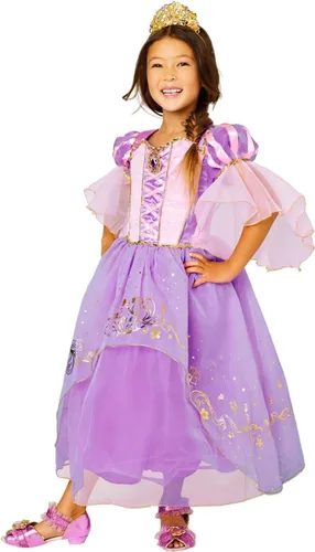 Vista 2 de Disney Disfraz Rapunzel para niños - Enredado