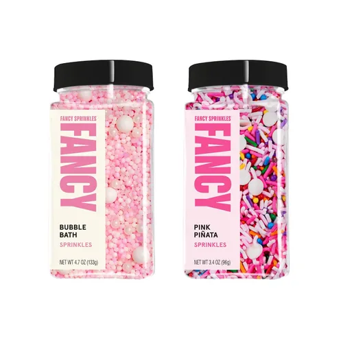 Vista 23 de Fancy Sprinkles Bubble Bath - Gránulos rosa y blanco pastel, 1 paquete