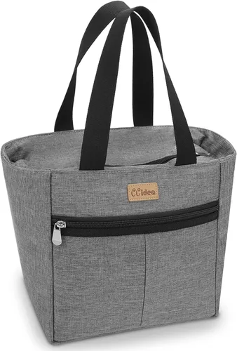 Vista 8 de Ccidea - Lonchera sencilla impermeable, aislada, bolsa grande para llevar comida